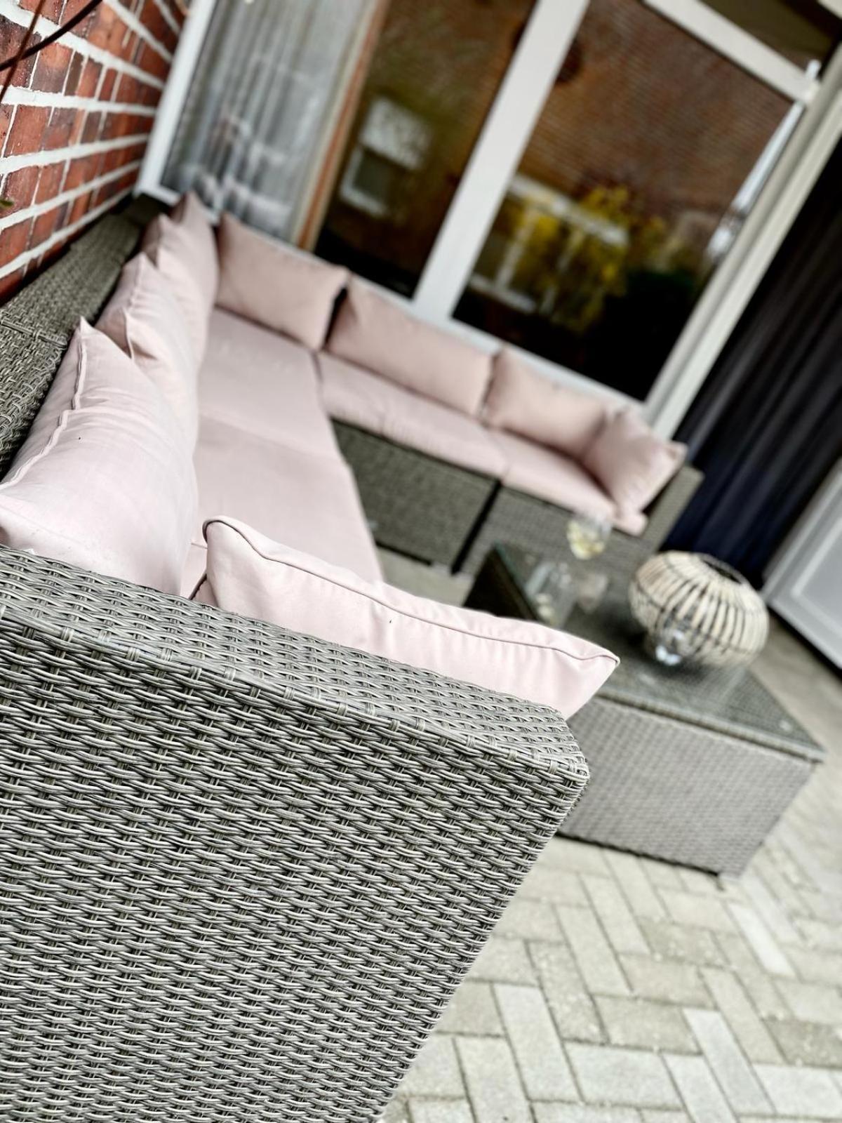 Seeliebe, 300 Meter Zum Wasser, Mit Terrasse Und Garten 伦布鲁 外观 照片