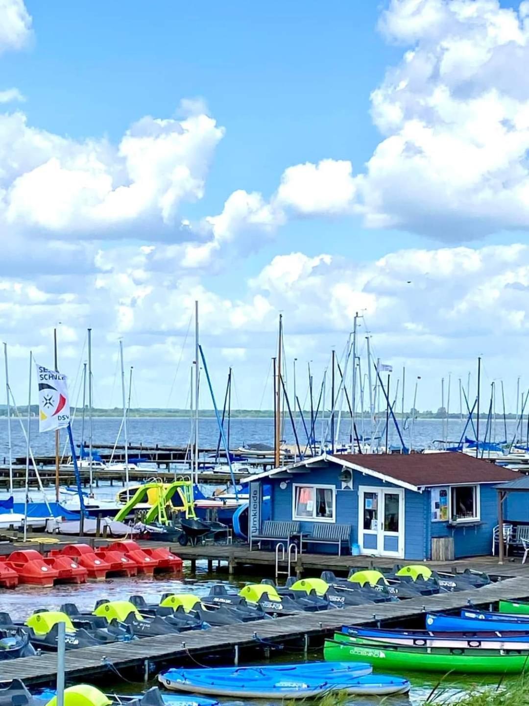 Seeliebe, 300 Meter Zum Wasser, Mit Terrasse Und Garten 伦布鲁 外观 照片